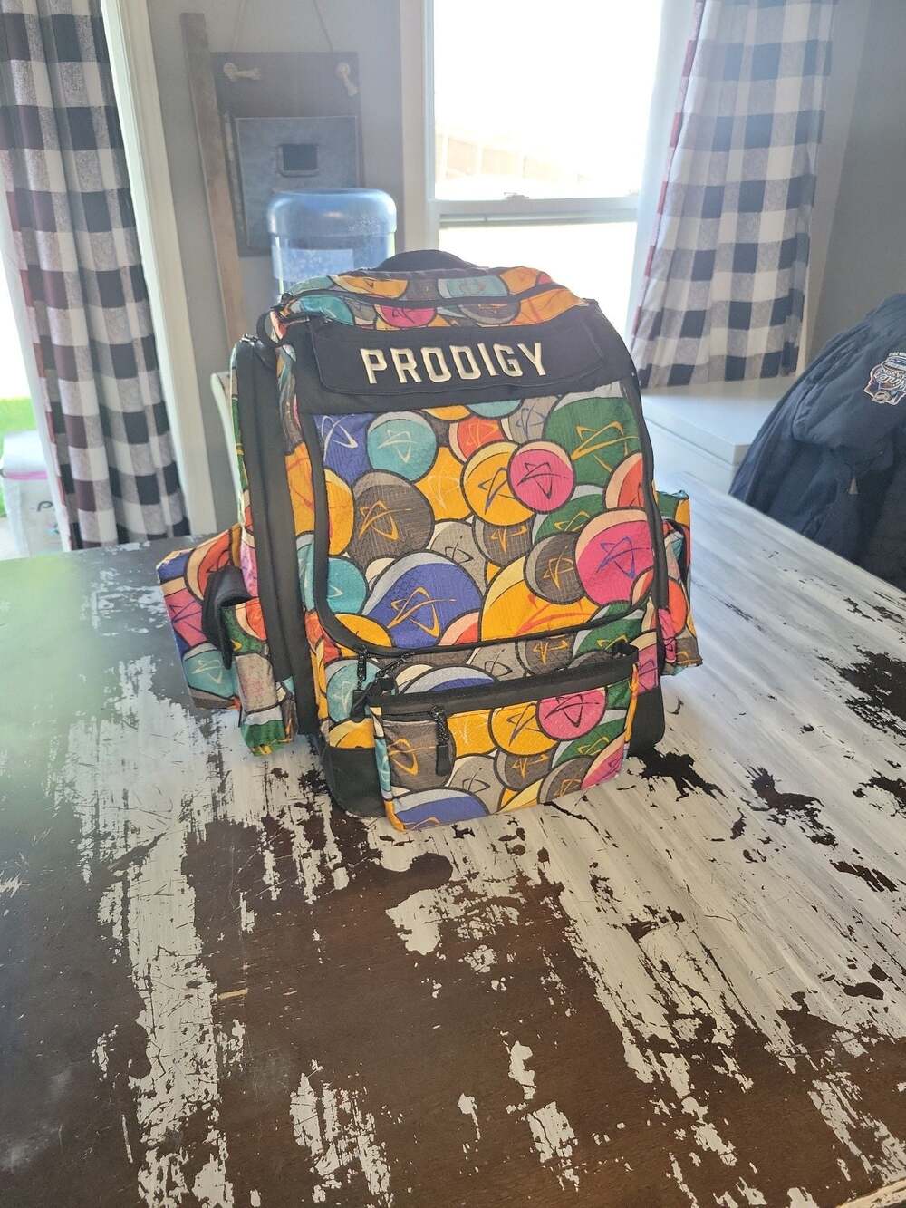 Prodigy BP-1 V3 Disc Golf Backpack - Multi-Color Graffiti Pattern